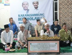 Adi Erlansyah Hadiri Karang Sambung Bersholawat di PP Nurul Muttaqin Pagelaran