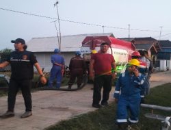 Ceceran Minyak Diduga Ada Kebocoran Pipa Pertamina Indramayu