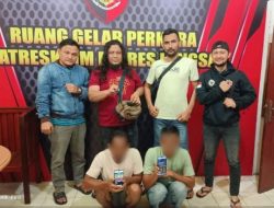 Tim Unit Opsnal Resmob Sat-Reskrim Polres Langsa Tangkap Dua Tersangka Pemain Judi Online Di Geudubang Aceh