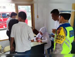 Dit-Lantas Polda Aceh, Beserta Jajaran Cek Urine Pengemudi Angkutan Umum, 5 Orang Positif Amphetamin