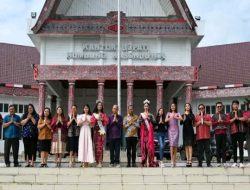 Bupati Dosmar Banjarnahor terima Audensi Finalis Miss Remaja Cilik Humbahas