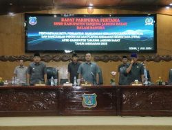 DPRD gelar Rapat Paripurna dengarkan Paparan Bupati Tanjab Barat terkait KUA APBD dan PPAS 2025