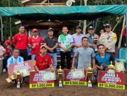 Tournamen Sepak Bola Teluk Bakau Cup Ke V Kecamatan Kuala Kampar Ahirnya Di Tutup