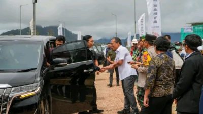 Menko Marves Kunker ke Humbahas tinjau Pembangunan TSTH Tahap 2