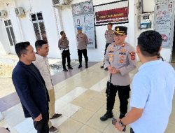 Kapolres Aceh Timur Bersama Pj. Bupati Pantau Langsung Rapat Pleno PUSS Tingkat Kabupaten Di Kantor KIP