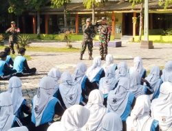 Giat MPLS, TNI bentuk Mental dan Karakter Siswa SMPN 3 Bojonegoro