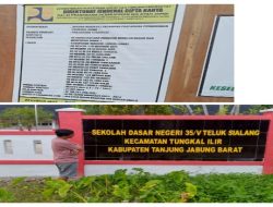 Proyek Pembangunan SD dan SMP di Tanjab Barat, Sumber Dana APBN 2023-2024, Diduga Bermasalah