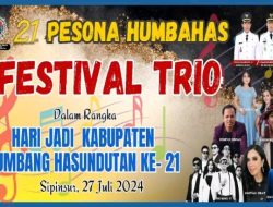 Memeriahkan HUT ke-21 Humbahas, 21 Grup ikuti Lomba Festival Vocal Trio di Sipinsur