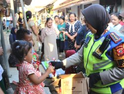 Kapolresta Cirebon Berikan Bantuan kepada Anak Asuh Stunting