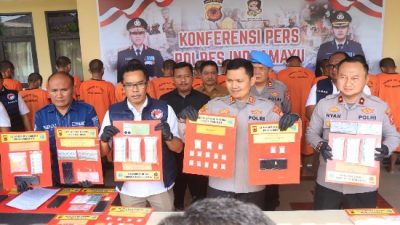 Satresnarkoba Polres Indramayu berhasil Mengamankan 16 Tersangka dalam Operasi Antik Lodaya 2024