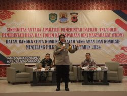 Kapolresta Cirebon Menjadi Narasumber Sinergitas Antar Aparatur Pemerintahan Daerah TNI/Polri, Pemerintah Desa Dan FKDM Kecamatan