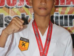 Rahul Zakiardiansyah ;Siswa SMP Muhammadiyah 3 Semarang Memperoleh Juara Internasional Karate Championship 2024