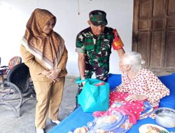 Jenguk Janda Veteran, Sertu M. Bahrowi Anjangsana Ke Rumah Mbah Sumini