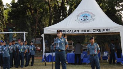 Danlanal Cirebon Pimpin Penandatanganan Pakta Integritas Penerimaan Caba PK Pria/Wanita dan Cata TNI AL Gel II TA. 2024.