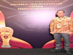 Pemkab Humbahas Menerima Penghargaan UHC Kategori Pratama