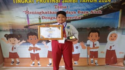 Gemilang Prestasi Harumkan Nama Tanjab Barat, Ahmad Bayu Swarnadwipa raih Juara 1 Duta Bertutur Provinsi Jambi 2024