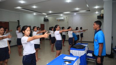 Calon Prajurit Jalasena Sub Panda Lanal Cirebon Laksanakan Tes Kesamaptaan Jasmani.