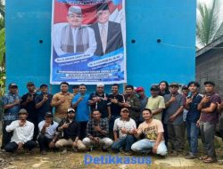 Rapatkan Barisan, Siap Menangkan Cabup UAS Katamso, Tim Relawan Kecamatan Bram Itam dirikan Posko Berkah Madani