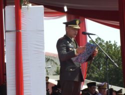 Dandim 0614/Kota Cirebon Pembaca UUD 1945, Pada Upacara Bendera Peringatan HUT ke-79 Kemerdekaan RI Tahun 2024 Tingkat Kota Cirebon