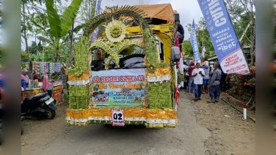 SDN 1 Pakel Lumajang Mengikuti Karnaval Agustusan