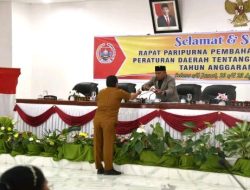 Bupati Humbahas sampaikan Nota Pengantar Keuangan Ranperda PAPBD TA 2024