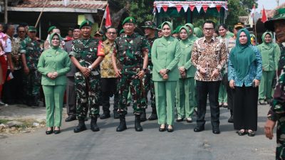 Program TMMD ke-121 di Desa Kubang, Kabupaten Cirebon Resmi Ditutup