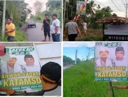 PKB Tanjab Barat sebarkan Baleho Cabup Cawabup UAS Katamso, Berkah Jilid 2 di Setiap Kota dan Pelosok