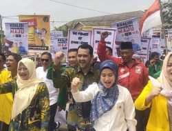 Ririn Kuswantari dan Wiriawan Resmi Mendaftar sebagai Calon Bupati dan Wakil Bupati Pringsewu