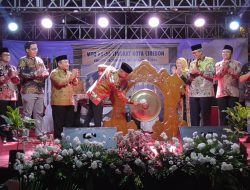 Dandim 0614/Kota Cirebon Hadiri dan Sekaligus Pemukul Gong Pembukaan MTQ Ke- 56 Tingkat Kota Cirebon Tahun 2024.