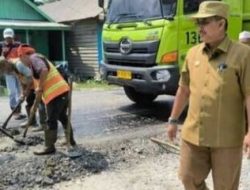 Jelang Akhir Masa Jabatan, Bupati terus Memperbaiki Jalan Rusak untuk Kepentingan Masyarakat