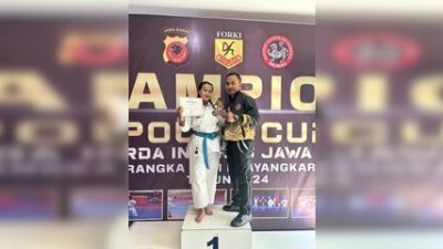 Sosok Inspiratif Budi Kitrina, Polwan Polresta Cirebon Jago Karate dengan Segudang Prestasi