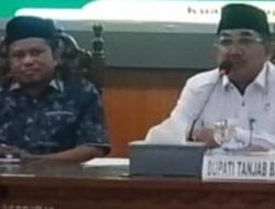 Bupati Anwar Sadat MOU BAZNAS dan BRI terkait Launching Qris Pembayaran Zakat, Infaq dan Sedekah