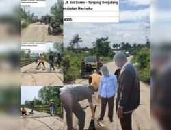 Jembatan Harmoko Rusak, Sekarang Sudah Dikerjakan