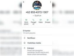 Waspada!!, Nama dan Nomor Handphone Kadis Perakim Syafrun ST, Orang yang tidak Bertanggungjawab