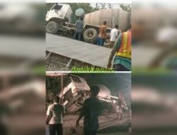 Breaking News: Truk Molen Terpuruk, Lalin Menuju Pelabuhan Roro Macet