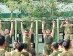 Ukur Kemampuan Fisik Prajurit dan PNS, Kodim Bojonegoro Gelar Kesegaran Jasmani