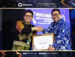 Pemkab Bojonegoro Raih Penghargaan Terbaik Ke-5 Nasional Kepatuhan Penyelenggaraan Pelayanan Publik