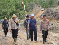 Karo SDM Polda Aceh, Tinjau Lahan Produktif Ketahanan Pangan Di Aceh Barat