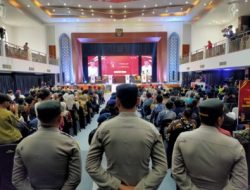 Polres Lhokseumawe, Sukses Kawal Debat Publik Kedua Dengan Pengamanan Ketat