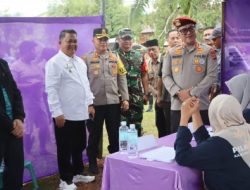 Dir-Res-Krim-Sus Polda Aceh, Bersama Kapolres Tinjau Pengamanan TPS Pada Hari Pemilihan Di Tamiang