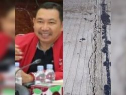 Baru Seumur Jagung Proyek Rigit Beton Senilai Miliaran Rupiah, Mengalami Retak