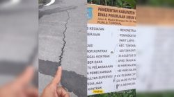 Telan Dana Rp6,3 M, Proyek Pengaspalan Rusak, Konsultan Pengawas Bungkam