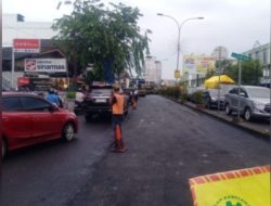 Najib Ada Pekerjaan Pengaspalan Jalan Gajah Mada-Pasar flamboyan Diduga Proyek Siluman Hingga Menjadi Pertanyaan Publik