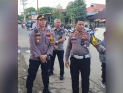 Waka Polres Nias & Kasat Lantas Kerahkan Personil PAM Ibadah Natal