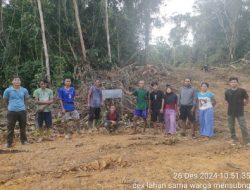 Warga Mensubang Desak PT. SMS Mukti Bertanggung Jawab, Atas Dugaan Perampasan Tanah Mereka.