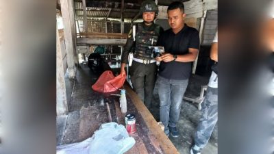 Pomdam I/BB Gerebek Warung Narkoba di Desa Serba Jadi, Kecamatan Sunggal, Kota Medan.