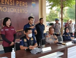 Polres Mojokerto Sampaikan Hasil Penyelidikan Kejadian Ledakan di Desa Sumolawang, Kecamatan Puri