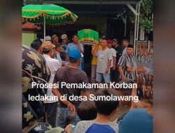 Pemakaman Korban Kejadian Ledakan di Desa Sumolawang, Kecamatan Puri