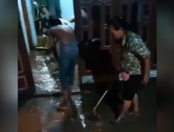 Banjir Bandang Melanda Dusun Bancang, Desa Pakis, Kecamatan Trowulan, Mojokerto