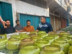 Lima Puluh Tiga Gas LPG 3 Kg Disita Dinas Koperindag Tanjabbar, Diduga lakukan Penimbunan